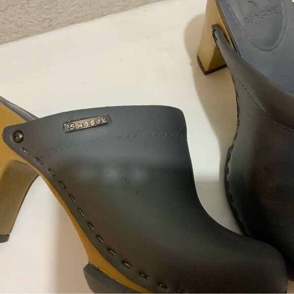 NOSOX Pepper Clogs Mules Gray tan size 6 - Picture 7 of 12
